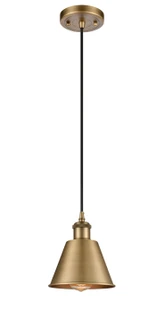 Ballston One Light Mini Pendant in Brushed Brass (405|516-1P-BB-M8)