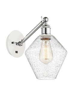 Ballston One Light Wall Sconce in White Polished Chrome (405|317-1W-WPC-G654-8)