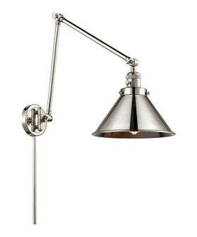 Franklin Restoration LED Swing Arm Lamp in Polished Nickel (405|238-PN-M10-PN-LED)