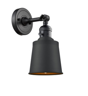 Franklin Restoration LED Wall Sconce in Matte Black (405|203SW-BK-M9-BK-LED) Franklin Restoration LED Wall Sconce in Matte Black (405|203SW-BK-M9-BK-LED)