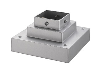 Pier Mounts Light Outdoor Posts - Hardware in Silver (224|SQPM-SL)