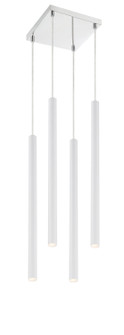 Forest LED Chandelier in Chrome (224|917MP24-WH-LED-4SCH)