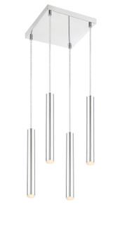 Forest LED Chandelier in Chrome (224|917MP12-CH-LED-4SCH)
