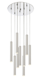 Forest LED Chandelier in Chrome (224|917MP12-BN-LED-9RCH)