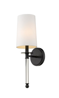 Mila One Light Wall Sconce in Matte Black (224|808-1S-MB)