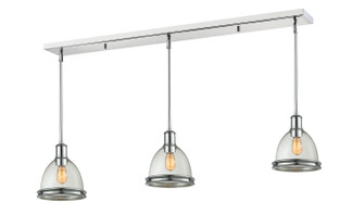 Mason Three Light Linear Chandelier in Chrome (224|719MP-3CH)