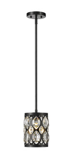 Dealey One Light Pendant in Matte Black (224|6010MP-MB)