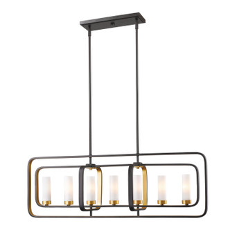 Aideen Seven Light Linear Chandelier in Bronze Gold (224|6000-7L-BZGD)