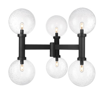 Laurent Six Light Outdoor Post Mount Fixture in Black (224|599BP6-BK)