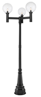 Laurent Three Light Outdoor Post Mounted Fixture in Black (224|599BP3-564P-BK)