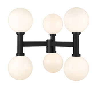 Laurent Six Light Outdoor Post Mount Fixture in Black (224|597BP6-BK)
