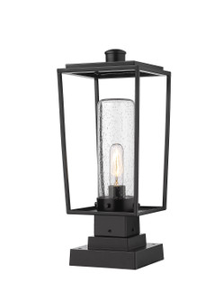 Sheridan One Light Outdoor Pier Mounted Fixture in Black (224|594PHMS-SQPM-BK)