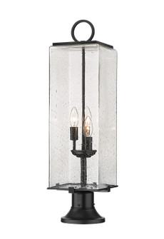 Sana Three Light Outdoor Pier Mounted Fixture in Black (224|592PHBR-553PM-BK)