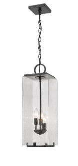 Sana Three Light Outdoor Chain Mount Ceiling Fixture in Black (224|592CHB-BK)
