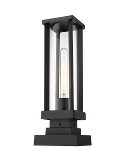 Glenwood One Light Outdoor Pier Mounted Fixture in Black (224|586PHMS-SQPM-BK)