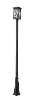 Brookside One Light Outdoor Post Mounted Fixture in Black (224|583PHBR-519P-BK)