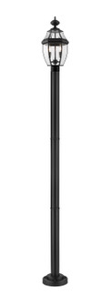 Westover Two Light Outdoor Post Mounted Fixture in Black (224|580PHM-567P-BK)