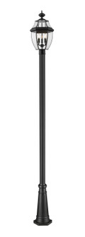 Westover Three Light Outdoor Post Mounted Fixture in Black (224|580PHB-519P-BK)