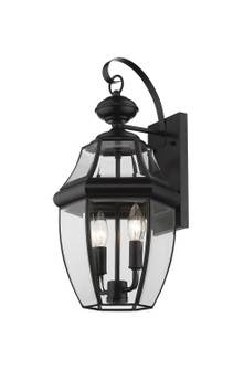 Westover Two Light Outdoor Wall Sconce in Black (224|580M-BK)