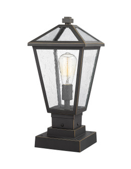 Talbot One Light Outdoor Pier Mounted Fixture in Oil Rubbed Bronze (224|579PHMS-SQPM-ORB)