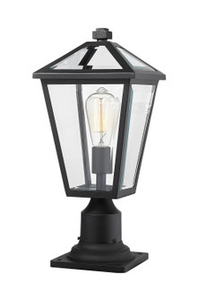 Talbot One Light Outdoor Pier Mounted Fixture in Black (224|579PHMR-533PM-BK)