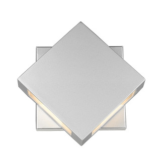 Quadrate LED Outdoor Wall Mount in Silver (224|572S-SL-LED)