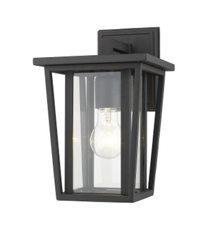 Seoul One Light Outdoor Wall Mount in Black (224|571S-BK)