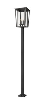 Seoul Four Light Outdoor Post Mounted Fixture in Black (224|571PHXXLS-536P-BK)