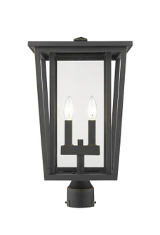 Seoul Two Light Outdoor Post Mount Fixture in Oil Rubbed Bronze (224|571PHBR-ORB)