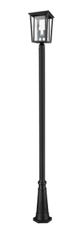 Seoul Two Light Outdoor Post Mounted Fixture in Black (224|571PHBR-519P-BK)