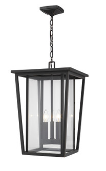 Seoul Three Light Outdoor Chain Mount Ceiling Fixture in Oil Rubbed Bronze (224|571CHXL-ORB)