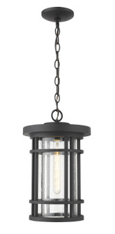 Jordan One Light Outdoor Chain Mount Ceiling Fixture in Black (224|570CHB-BK)