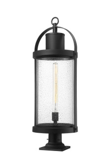 Roundhouse One Light Outdoor Pier Mounted Fixture in Black (224|569PHXL-533PM-BK)