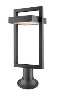Luttrel LED Outdoor Pier Mounted Fixture in Black (224|566PHBR-553PM-BK-LED)