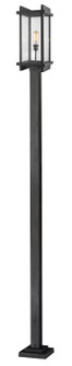 Fallow One Light Outdoor Post Mounted Fixture in Black (224|565PHBS-536P-BK)