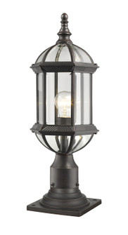 Annex One Light Outdoor Pier Mounted Fixture in Rust (224|563PHM-533PM-RT)
