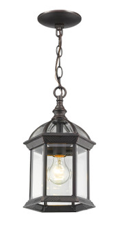 Annex One Light Outdoor Chain Mount Ceiling Fixture in Rust (224|563CHM-RT)