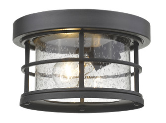 Exterior Additions One Light Outdoor Flush Mount in Black (224|555F-BK)