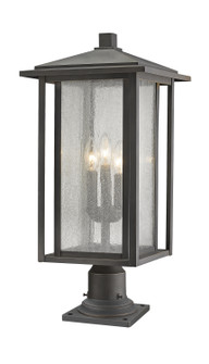 Aspen Three Light Outdoor Pier Mounted Fixture in Oil Rubbed Bronze (224|554PHXLR-533PM-ORB)