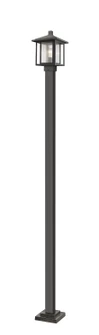 Aspen One Light Outdoor Post Mounted Fixture in Oil Rubbed Bronze (224|554PHMS-536P-ORB)