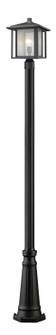Aspen One Light Outdoor Post Mounted Fixture in Black (224|554PHB-519P-BK)