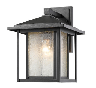 Aspen One Light Outdoor Wall Light in Black (224|554M-BK)