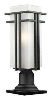 Abbey One Light Outdoor Pier Mounted Fixture in Black (224|549PHBR-533PM-BK)