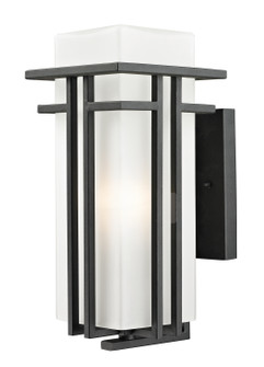 Abbey One Light Outdoor Wall Light in Black (224|549M-BK)