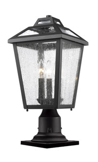 Bayland Three Light Outdoor Pier Mount in Black (224|539PHMR-533PM-BK)