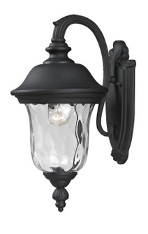 Armstrong One Light Outdoor Wall Light in Black (224|534S-BK)