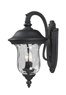 Armstrong Two Light Outdoor Wall Sconce in Black (224|534M-BK)