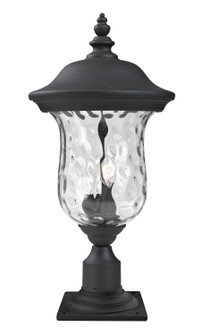 Armstrong Three Light Outdoor Pier Mounted Fixture in Black (224|533PHB-533PM-BK)