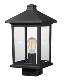 Portland One Light Outdoor Post Mount Fixture in Black (224|531PHMS-BK)