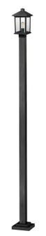 Portland One Light Outdoor Post Mounted Fixture in Black (224|531PHMS-536P-BK)